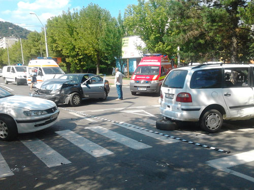 Foto: accident Victoriei - Baia Mare (c) eMaramures.ro